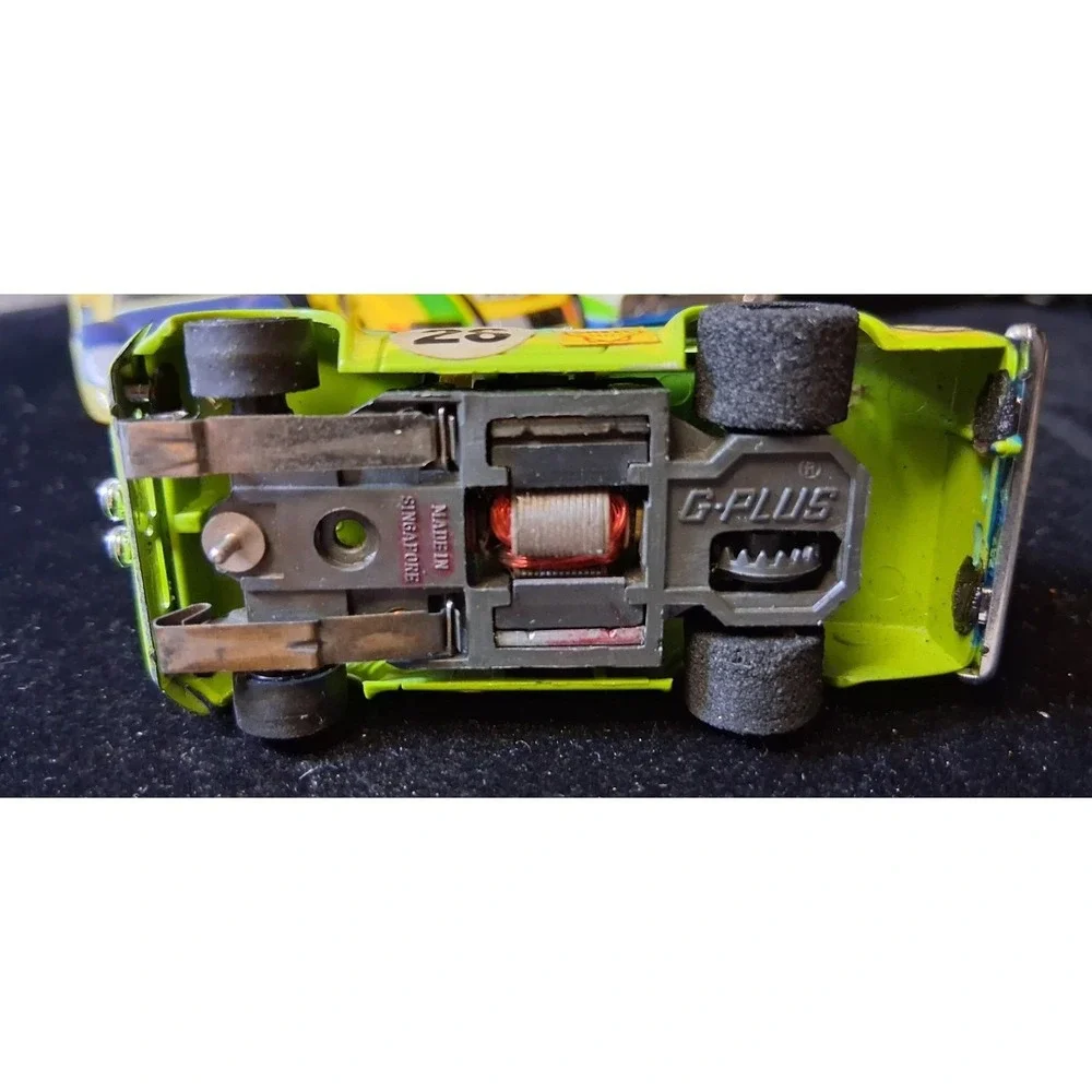 Vintage Aurora AFX G-Plus Rally Ford Escort #28 HO scale slot car